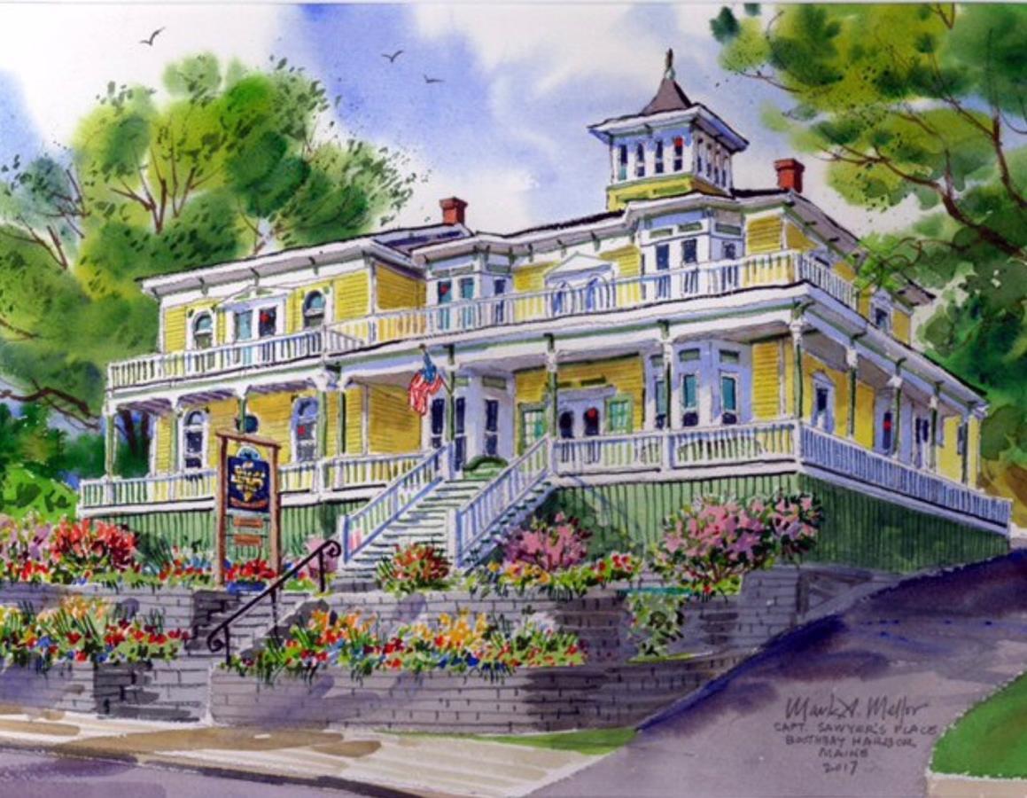 Captain Sawyer'S Bed And Breakfast Boothbay Harbor Exteriér fotografie